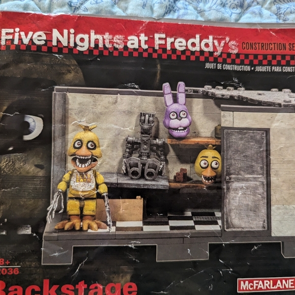 McFarlane Five Nights At Freddy’s Backstage Building Booklet Only 12036 FNAF 6" - Picture 4 of 8